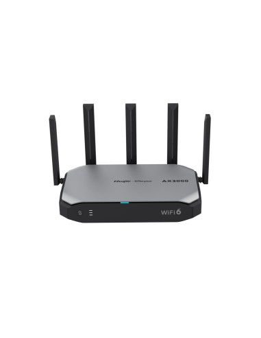 Ruijie Networks RG-EG105GW-X router inalámbrico Gigabit Ethernet Doble banda (2,4 GHz / 5 GHz) Negro, Gris