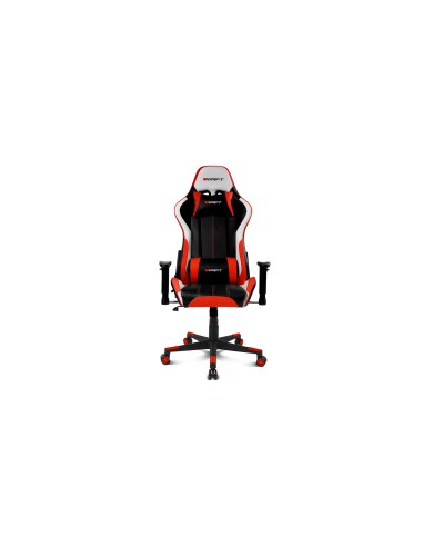 DRIFT DR175 Silla para videojuegos universal Asiento acolchado Negro, Rojo, Blanco