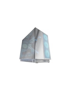 Mars Gaming MC-NOVA3, Caja Gaming Custom XXL E-ATX, Tripe Cristal Cromado Continuo Sin Marco, Soporte Completo Refrigeración Líq
