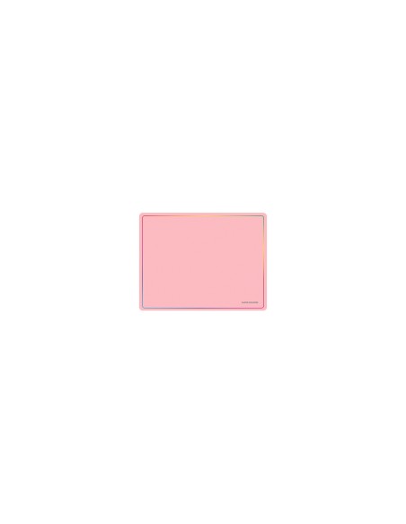 Mars Gaming MMP124, Alfombrilla Gaming 360x260mm, Diseño de Bordes Rainbow, Base Antideslizante de Caucho Natural, Superficie Na
