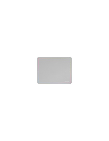 Mars Gaming MMP124, Alfombrilla Gaming 360x260mm, Diseño de Bordes Rainbow, Base Antideslizante de Caucho Natural, Superficie Na