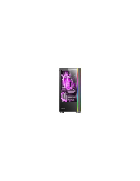 Mars Gaming MC-ULTRA Negro Torre Gaming Custom XXL E-ATX Doble Tira LED ARGB Doble Ventana Cristal Templado Estructura Cámara Du