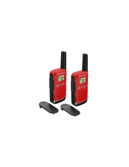 WALKIE-TALKIES MOTOROLA T42 4KM 16CH ROJO B4P00811RDKMAW