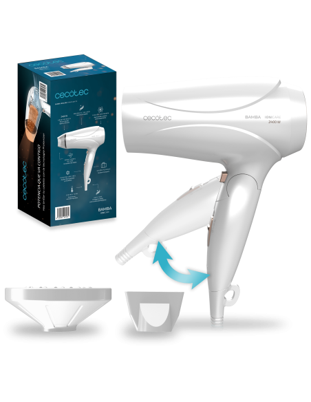 Secador de viaje Bamba IoniCare TravelWhite