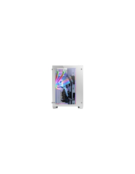 Mars Gaming MCV3 Blanco Torre Gaming Custom XXL E-ATX Ventana Cristal Templado Lateral y Frontal Estructura Modular Doble Cámara