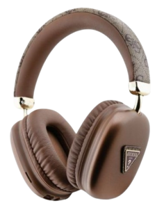 Auricular Bluetooth Triangle marrón de Guess.
