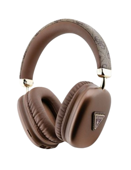 Auricular Bluetooth Triangle marrón de Guess.