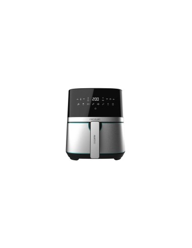Cecotec 03315 freidora Sencillo 5,5 L Independiente 1700 W Freidora de aire caliente Negro, Acero inoxidable