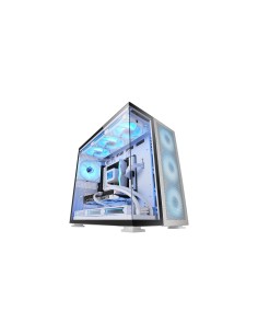 Mars Gaming MC-NOVA2, Caja Gaming Custom XXL E-ATX, Doble Cristal Templado Continuo Sin Marco, Soporte Completo Refrigeración Lí