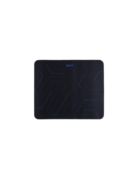 iggual Hexa-2 Alfombrilla de ratón para juegos Negro, Azul