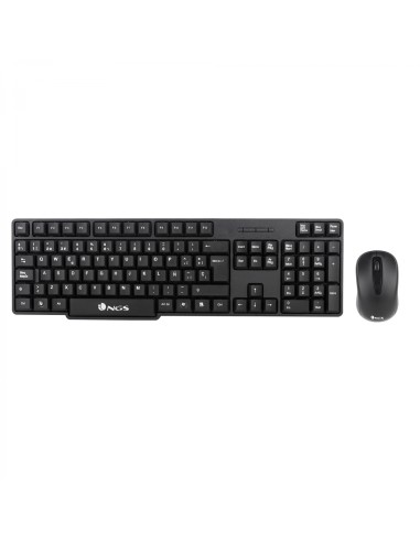 NGS EUPHORIA KIT teclado RF inalámbrico QWERTY Inglés Negro