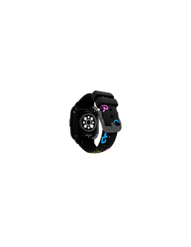 SmartWatch SaveFamily Iconic Plus 2 Correa Silicona Estampada Negro Street Slyle 4G