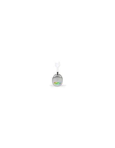 Gembird BHP-LED-02-W auricular y casco Auriculares Inalámbrico Diadema Llamadas/Música Bluetooth Blanco