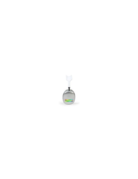 Gembird BHP-LED-02-W auricular y casco Auriculares Inalámbrico Diadema Llamadas/Música Bluetooth Blanco