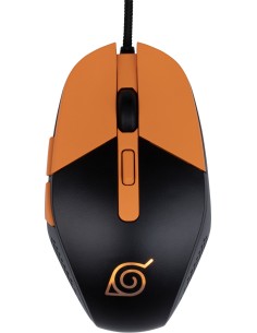 Konix Naruto KX GAMING MOUSE ratón Juego Ambidextro USB tipo A Óptico 3600 DPI