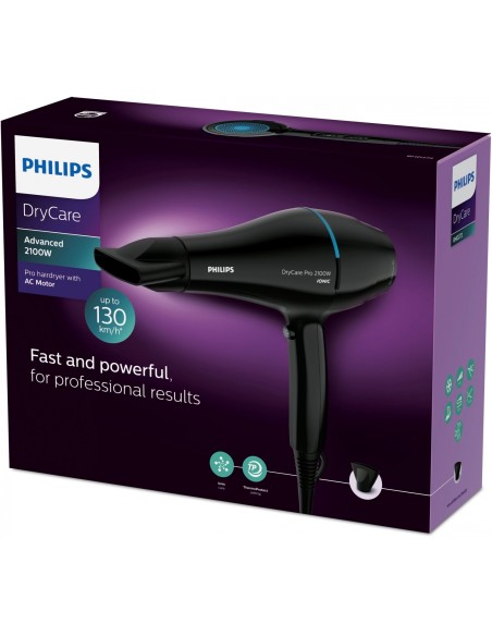 Philips Drycare Advance secador de pelo 2100w negro BHD272/00
