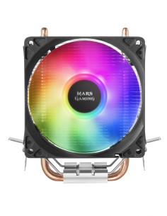 Mars gaming ventilador disipador cpu rgb 9cm 130w tdp negro 2