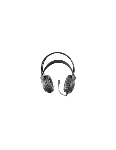 Mars Gaming MH124, Auriculares Gaming FRGB Rainbow, Diseño Ergonómico, Micrófono Flexible, Control de Volumen, Cascos Gaming, Wi