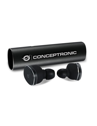 AURICULARES CONCEPTRONIC EARBUDS BLUETOOTH 5.0 INTRAUDITIVOS NEGRO CTBTEARBUD5