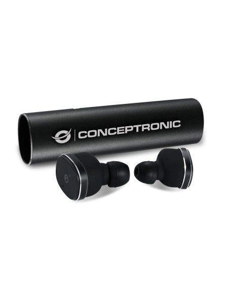 AURICULARES CONCEPTRONIC EARBUDS BLUETOOTH 5.0 INTRAUDITIVOS NEGRO CTBTEARBUD5