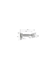 SOPORTE PARED OMB BISOLUTION ORIENTABLE 10P - 32P PLATA BISOLUTION 2