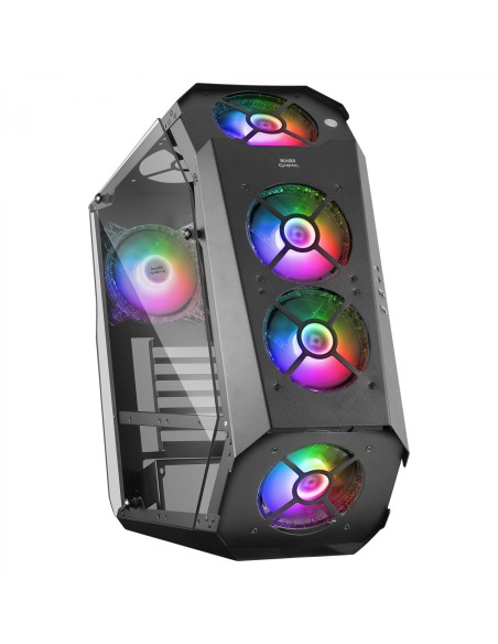 Mars Gaming MC51 Caja PC Gaming ATX Doble Cristal Templado 5xVentilador RGB Negro
