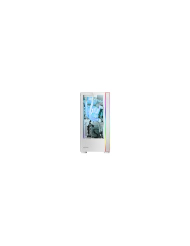 Mars Gaming MC-ULTRA Blanco Torre Gaming Custom XXL E-ATX Doble Tira LED ARGB Doble Ventana Cristal Templado Estructura Cámara D