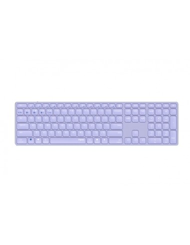 Rapoo E9800M teclado Bluetooth QWERTY Púrpura