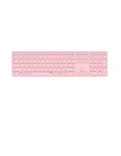 Rapoo E9800M teclado Bluetooth QWERTY Rosa