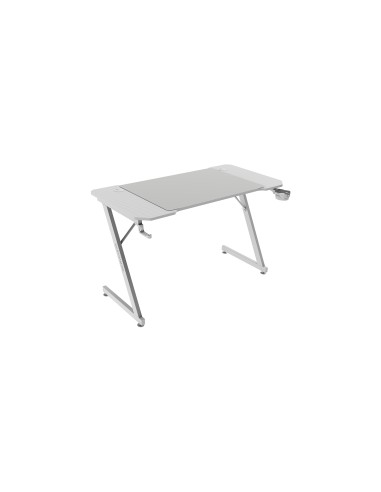 Mars Gaming MGD-X120, Mesa Gaming Ergonómica, Superficie en Fibra de Carbono, Estructura Metálica, Alfombrilla XXL, Soporte Auri