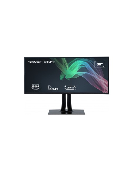 Viewsonic VP3881A pantalla para PC 96,5 cm (38") 3840 x 1600 Pixeles Quad HD+ LED Negro