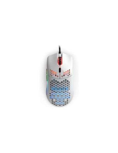 Glorious PC Gaming Race Model O Ratón Gaming 12000 DPI Blanco Brillante