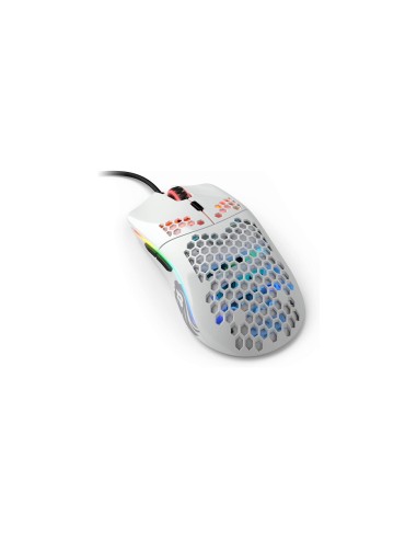 Glorious PC Gaming Race Model O Ratón Gaming 12000 DPI Blanco Brillante