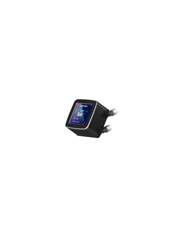 ABYSM Oceanic LCD 240 ARGB Procesador Sistema de refrigeración líquida todo en uno 12 cm Negro 1 pieza(s)