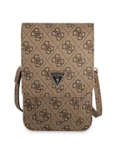 GUESS BANDOLERA TRIANGLE MARRON
