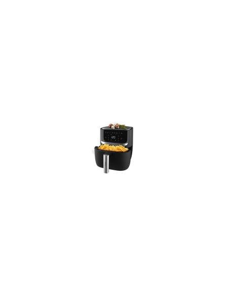 Cecotec 03214 freidora Sencillo 5,5 L Independiente 1700 W Freidora de aire caliente Negro, Acero