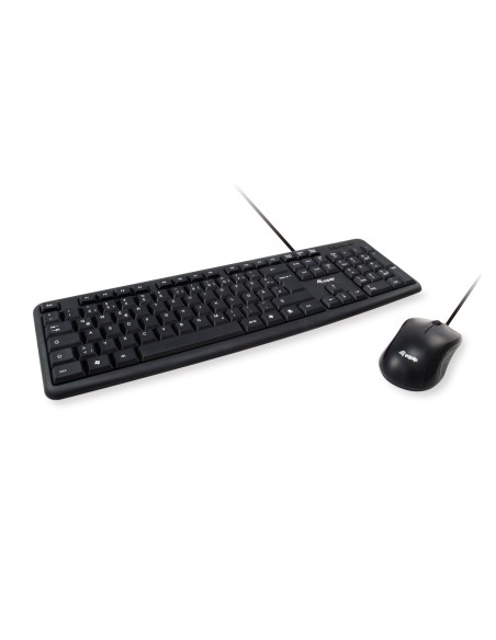EQUIP LIFE TECLADO Y RATON USB NEGRO 245201