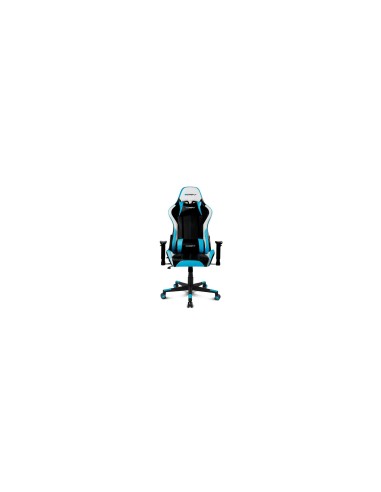DRIFT DR175 Silla para videojuegos universal Asiento acolchado Negro, Azul, Blanco