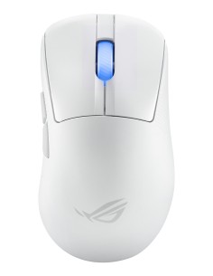 ASUS ROG Keris II Ace Wireless AimPoint White ratón Juego mano derecha RF Wireless + Bluetooth + USB Type-A Óptico 42000 DPI