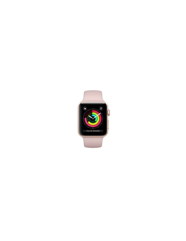 APPLE WATCH 3 GPS 42MM GOLD ALUMINIUM CASE WITH PINK SAND SPORT BAND MQL22QL/A