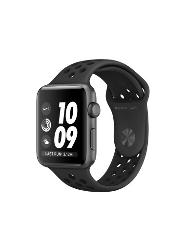APPLE WATCH 3 NIKE+ GPS 42MM SPACE GREY ALUMINIUM CASE WITH ANTHRACITE/BLACK NIKE SPORT BAND MQL42QL/A