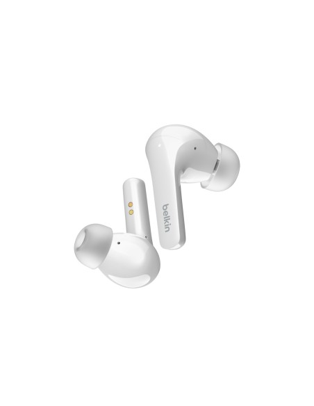 Belkin SOUNDFORM Flow Auriculares Inalámbrico Dentro de oÍ­do Llamadas/Música USB Tipo C Bluetooth Blanco
