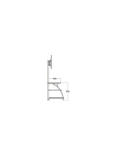SOPORTE TV APPROX SUELO CON MUEBLE PANTALLAS 30 - 63 3 ESTANTES APPST08E 2