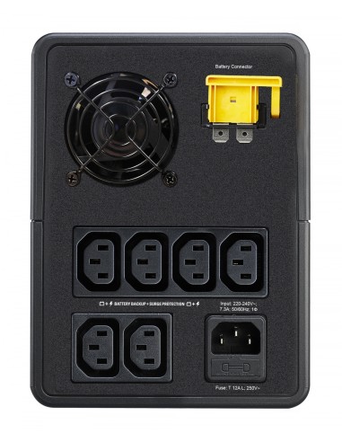 APC Easy UPS LÍ­nea interactiva 1600 VA, 900 W, 6 salidas AC Negro
