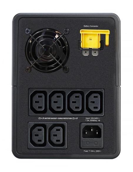 APC Easy UPS LÍ­nea interactiva 1600 VA, 900 W, 6 salidas AC Negro
