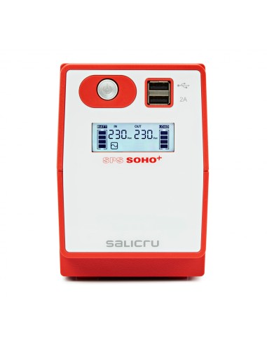Salicru SPS 500 VA SOHO IEC 300 W Rojo, Blanco