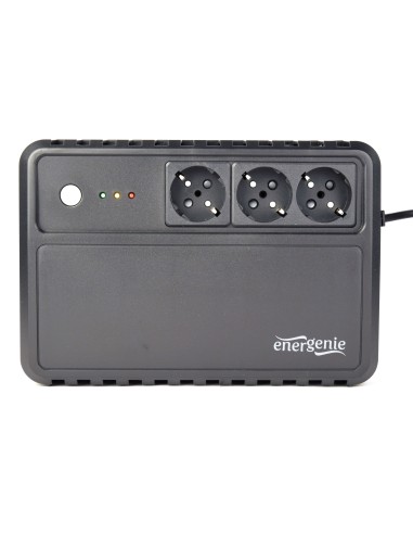 Gembird EG-UPS-3SDT1000-01 sistema de alimentación ininterrumpida (UPS) Línea interactiva 1 kVA 600 W 3 salidas AC