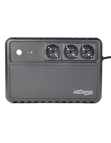 Gembird EG-UPS-3SDT1000-01 sistema de alimentación ininterrumpida (UPS) Línea interactiva 1 kVA 600 W 3 salidas AC