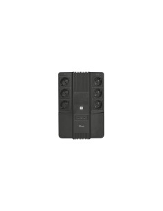 Sai linea interactiva trust maxxon 800va 6x schuko proteccion avr proteccion sobrecarga corto circuito negro 23326 2
