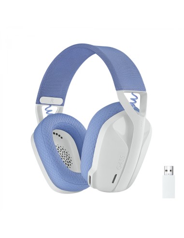 Logitech G G435 LIGHTSPEED Wireless Gaming Headset Auriculares Inalámbrico Diadema Juego Bluetooth Blanco